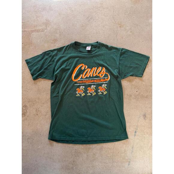JERZEES Other - VTG Miami Hurricanes Canes Jerzees Tee Sz XL